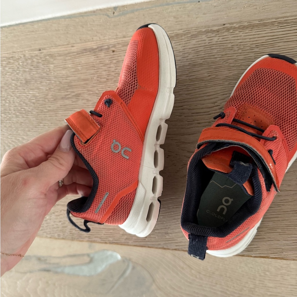 Kids Orange Athletic Shoes - Picture 6 of 7